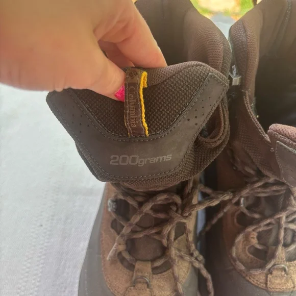 Mens Brown Columbia Waterproof Omni Heat 200 Gram Insulated Boots SZ 11 Techlite - Picture 5 of 12